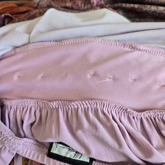 Vintage Y2K Fairy Regency Maxi Dress Purple Floral Forest Romantic Women Small - Picture 13 of 13